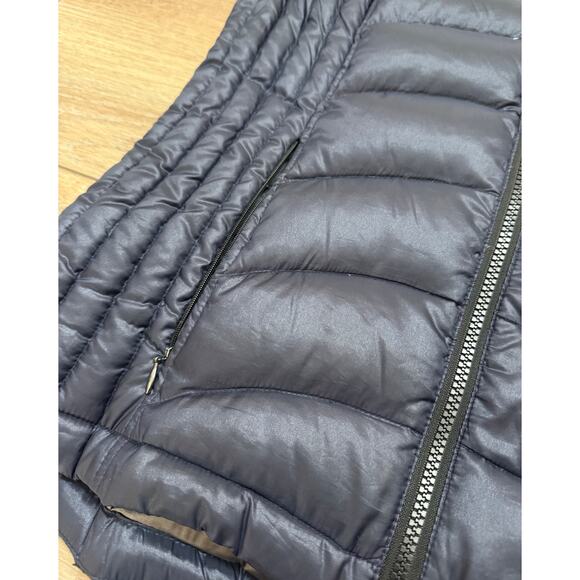 Andrew Marc Jacket Womens Small Blue Premium Down Quilted Puffer Packable Hooded - Picture 4 of 9
